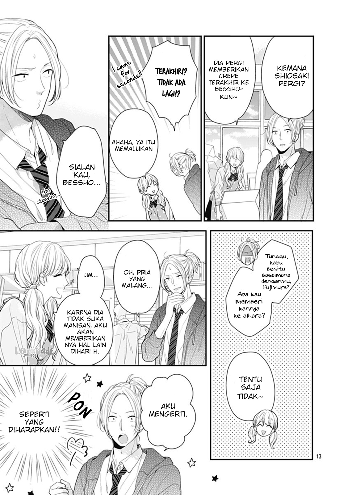 Koi wo Shiranai Bokutachi wa Chapter 11 - halaman 14