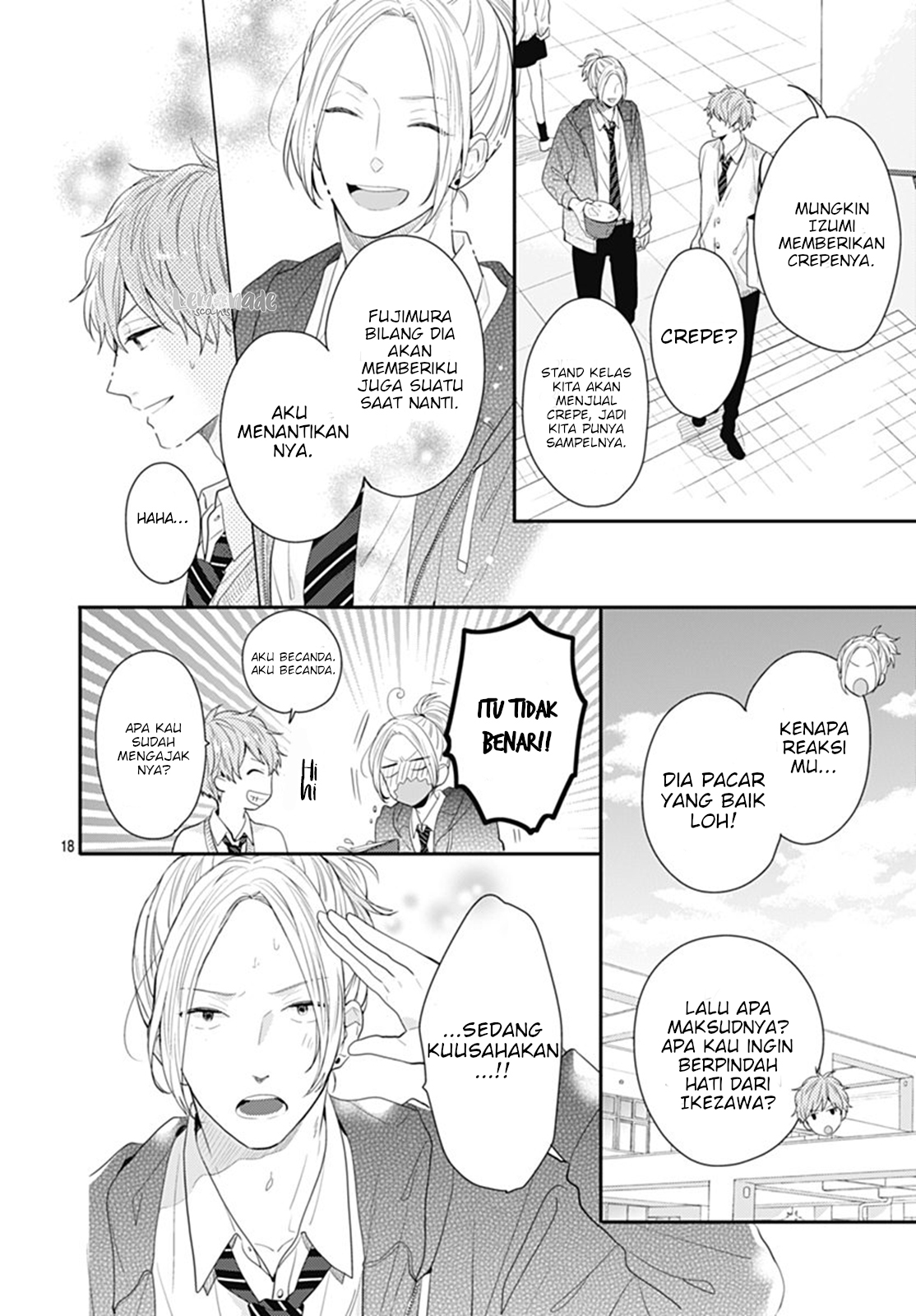 Koi wo Shiranai Bokutachi wa Chapter 11 - halaman 19