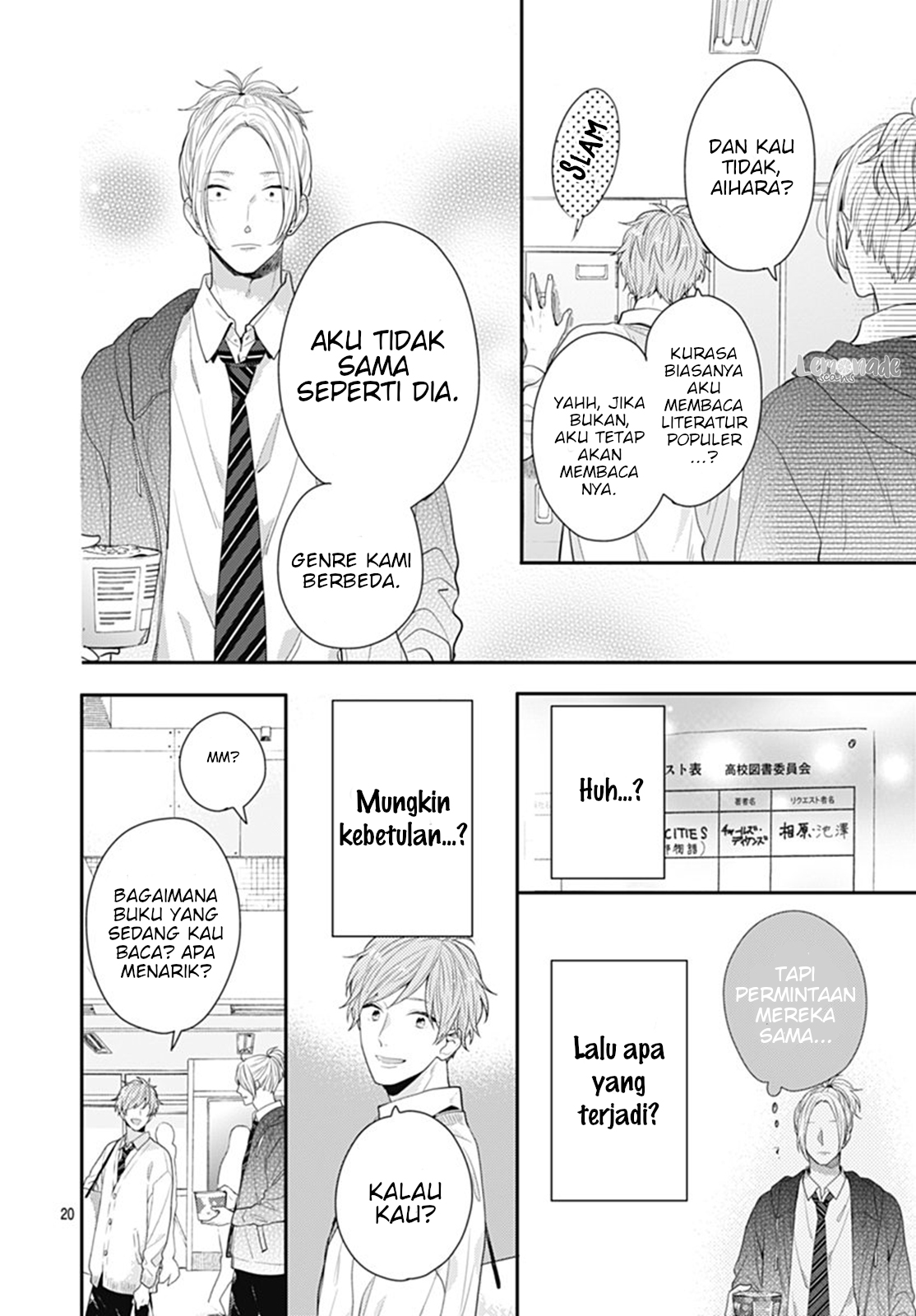 Koi wo Shiranai Bokutachi wa Chapter 11 - halaman 21