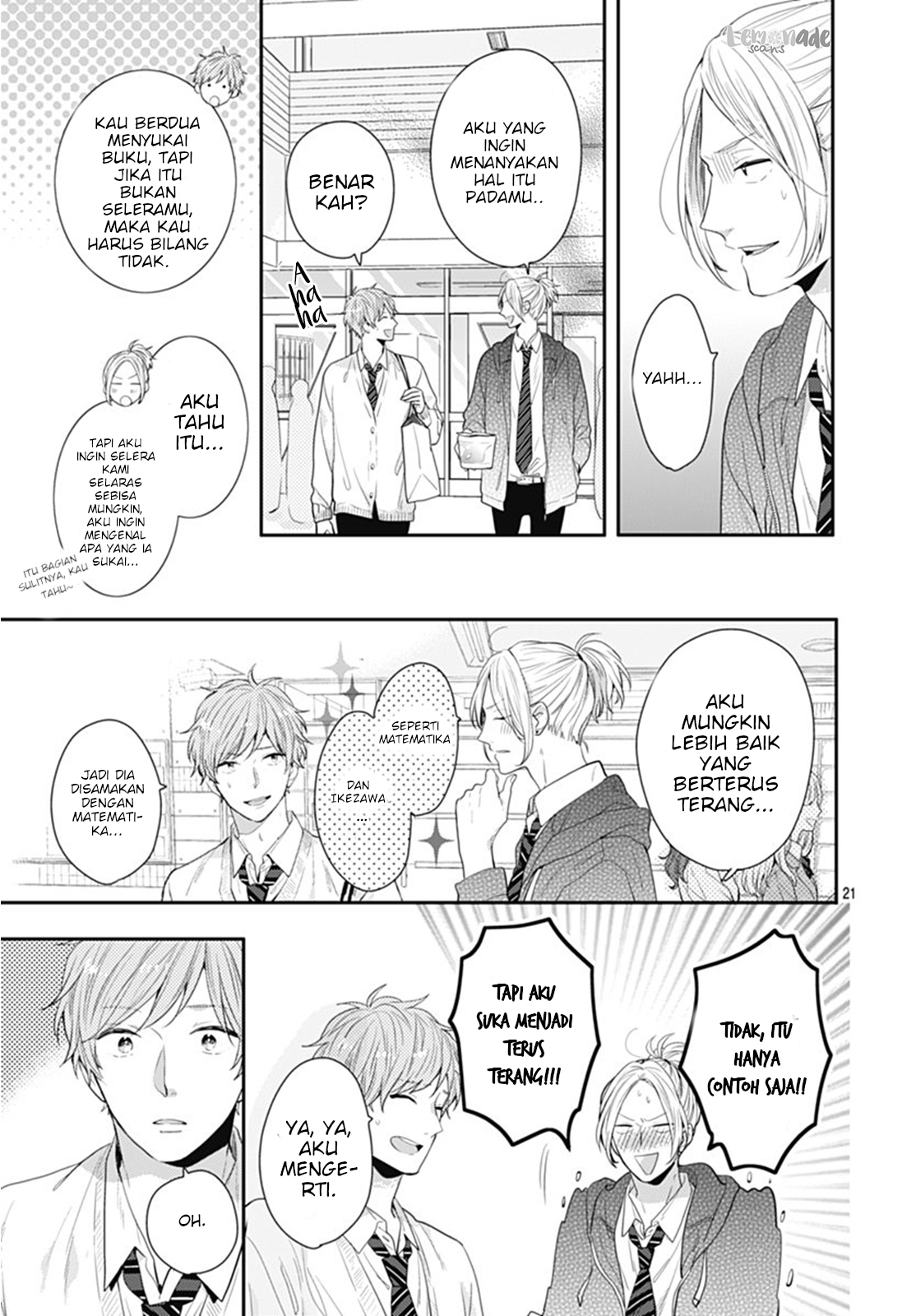 Koi wo Shiranai Bokutachi wa Chapter 11 - halaman 22