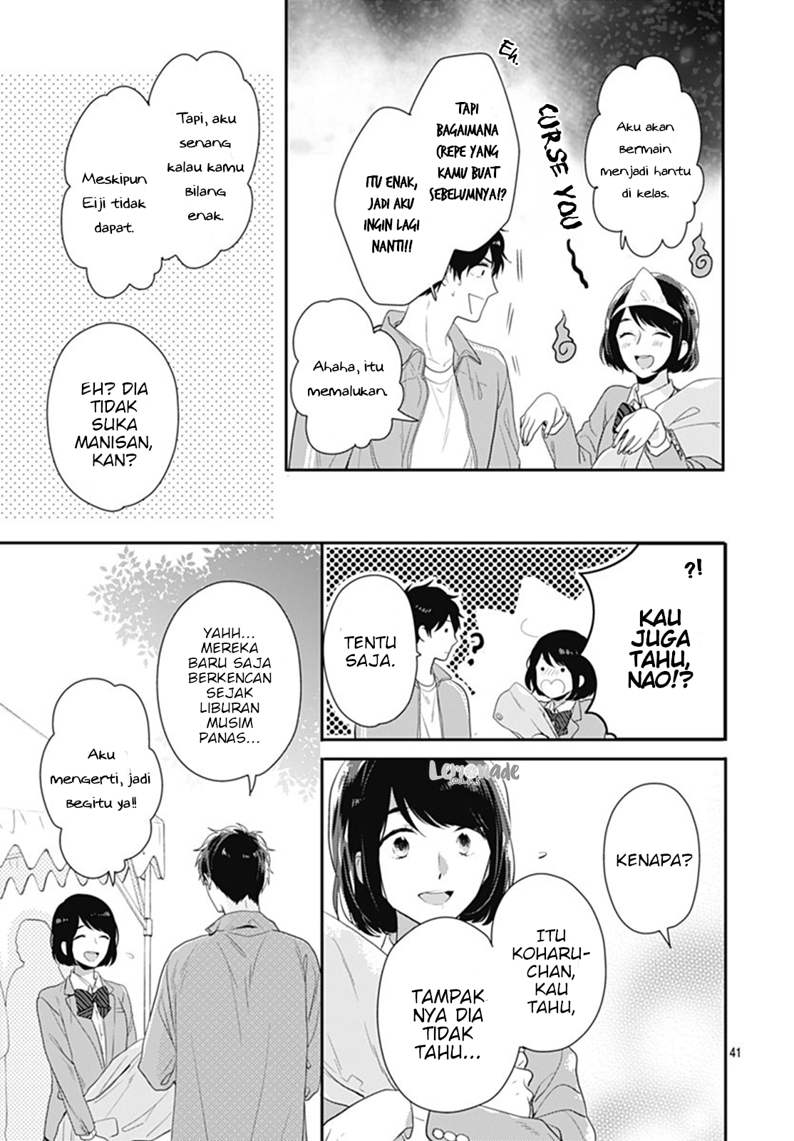 Koi wo Shiranai Bokutachi wa Chapter 11 - halaman 42