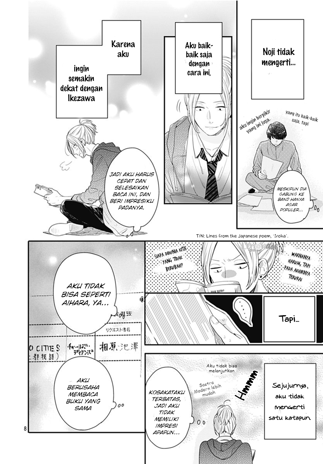 Koi wo Shiranai Bokutachi wa Chapter 11 - halaman 9