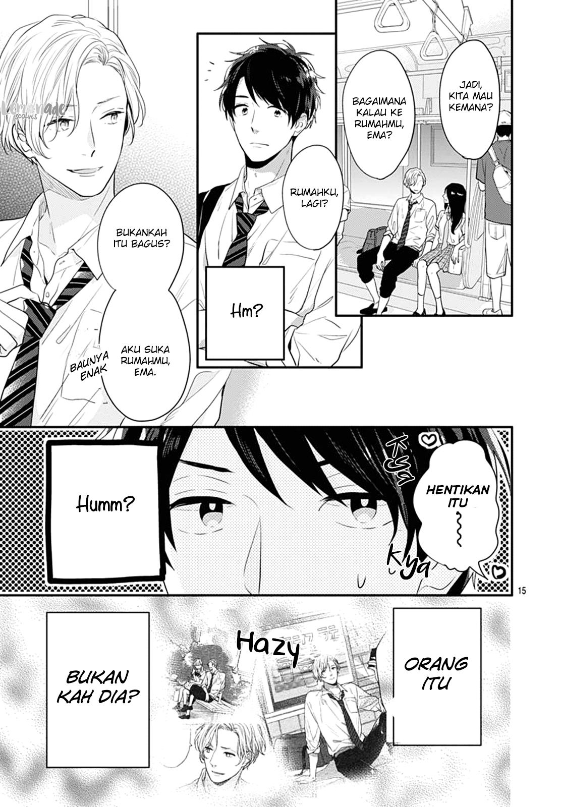 Koi wo Shiranai Bokutachi wa Chapter 3 - halaman 16