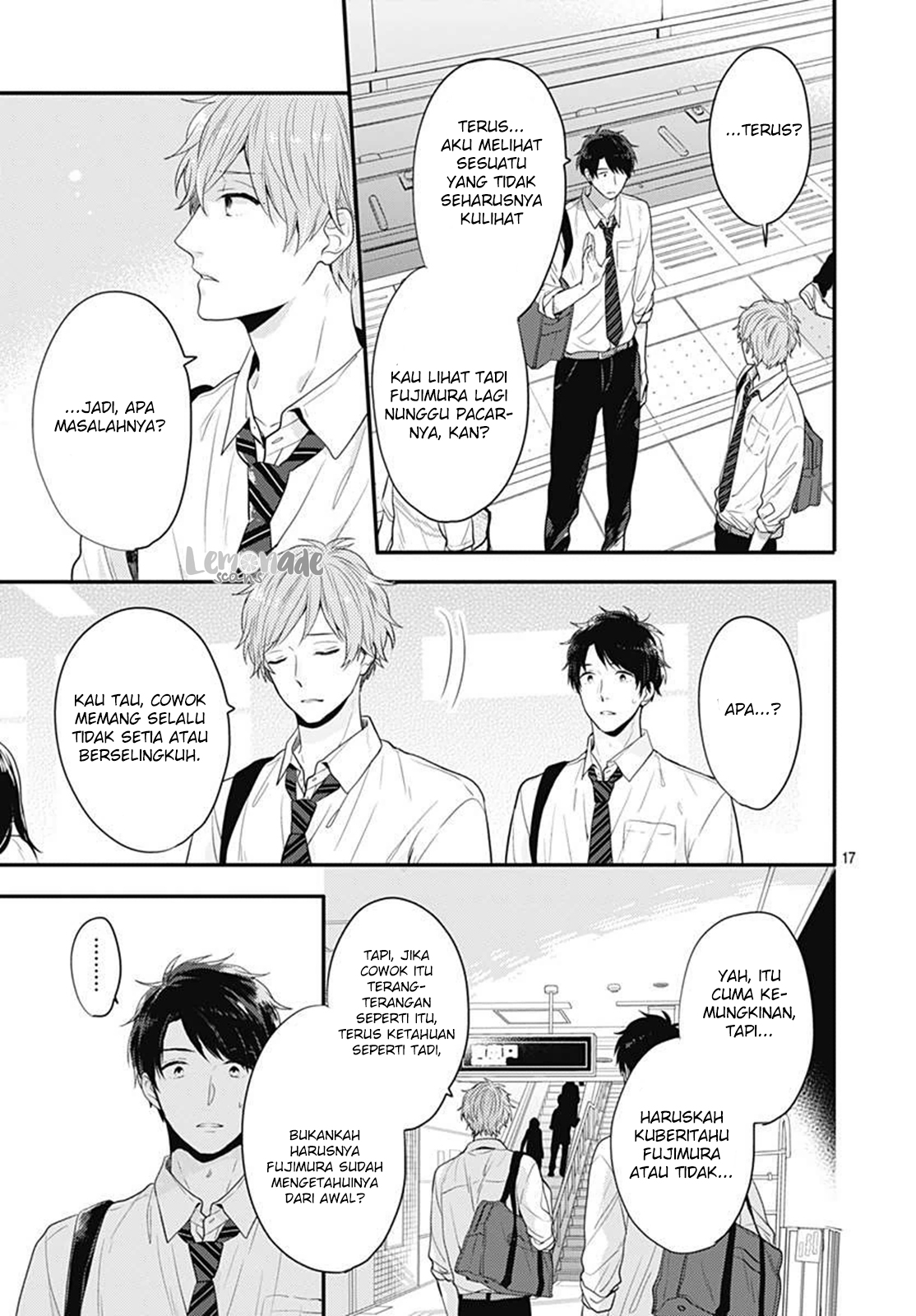 Koi wo Shiranai Bokutachi wa Chapter 3 - halaman 18