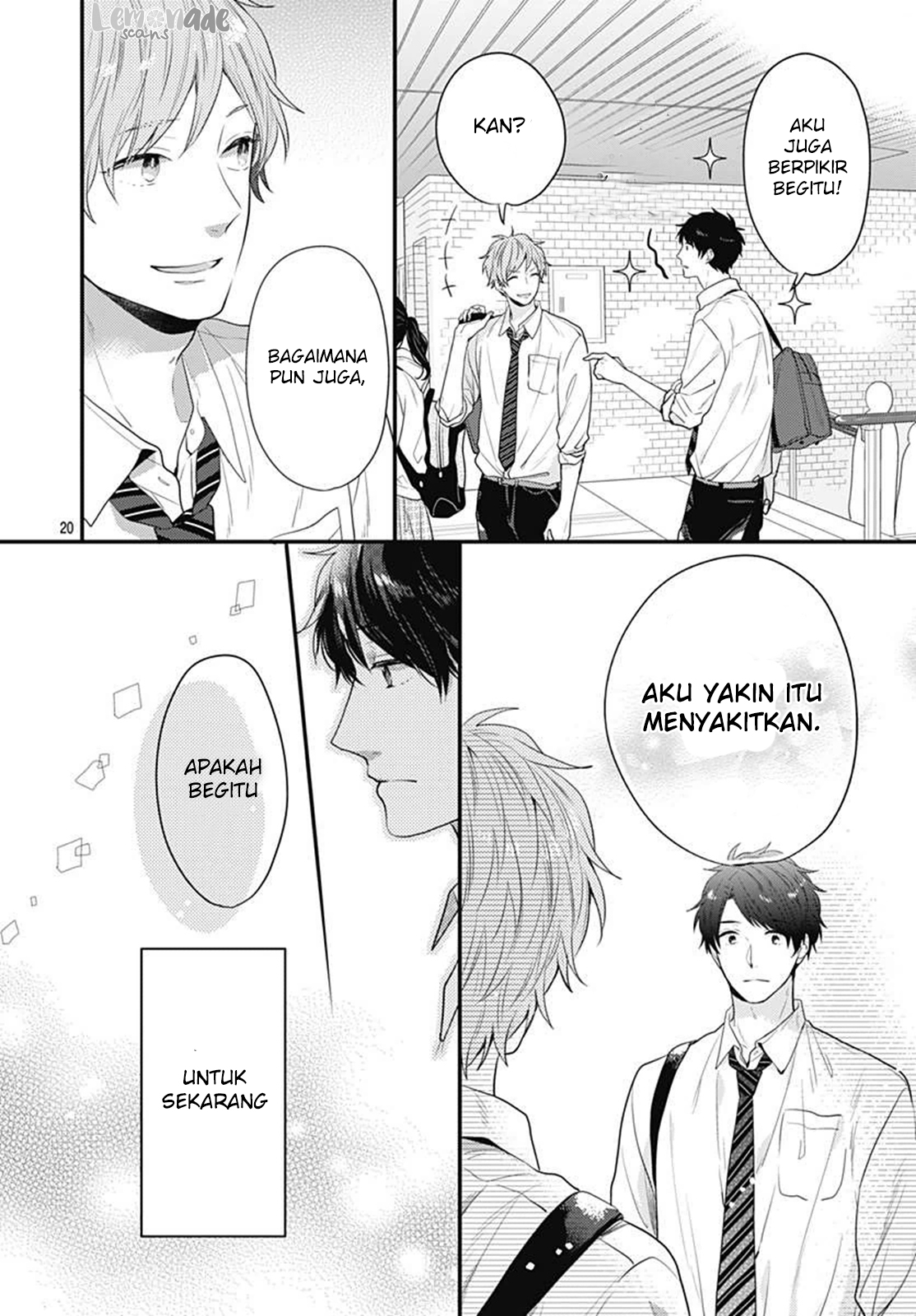 Koi wo Shiranai Bokutachi wa Chapter 3 - halaman 21