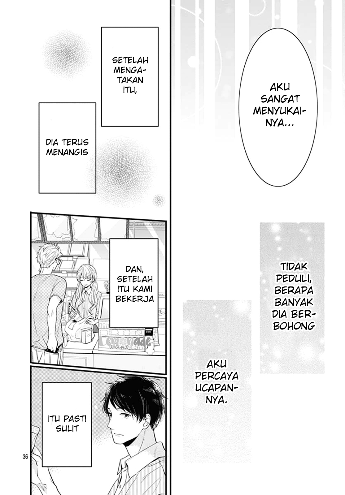 Koi wo Shiranai Bokutachi wa Chapter 3 - halaman 37