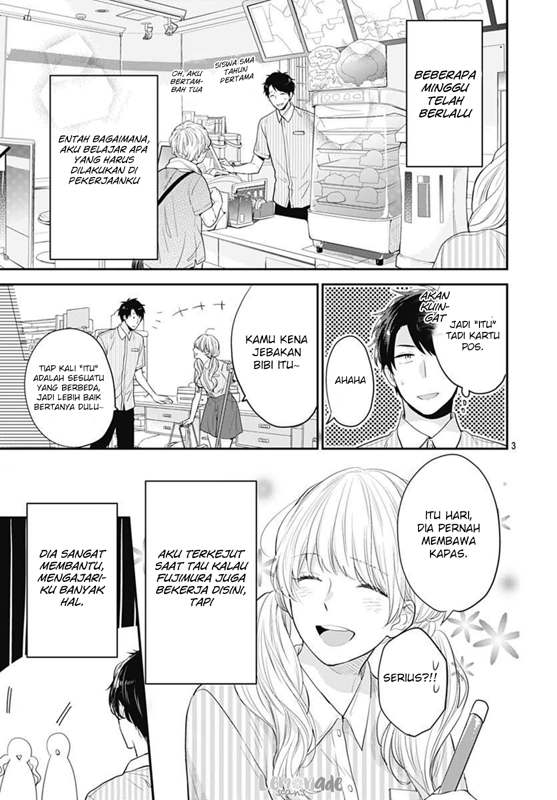 Koi wo Shiranai Bokutachi wa Chapter 3 - halaman 4