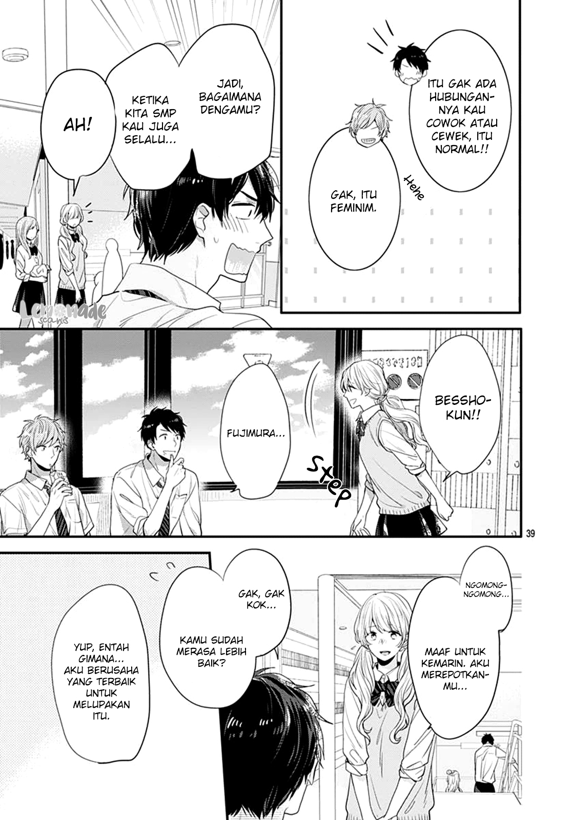 Koi wo Shiranai Bokutachi wa Chapter 3 - halaman 40