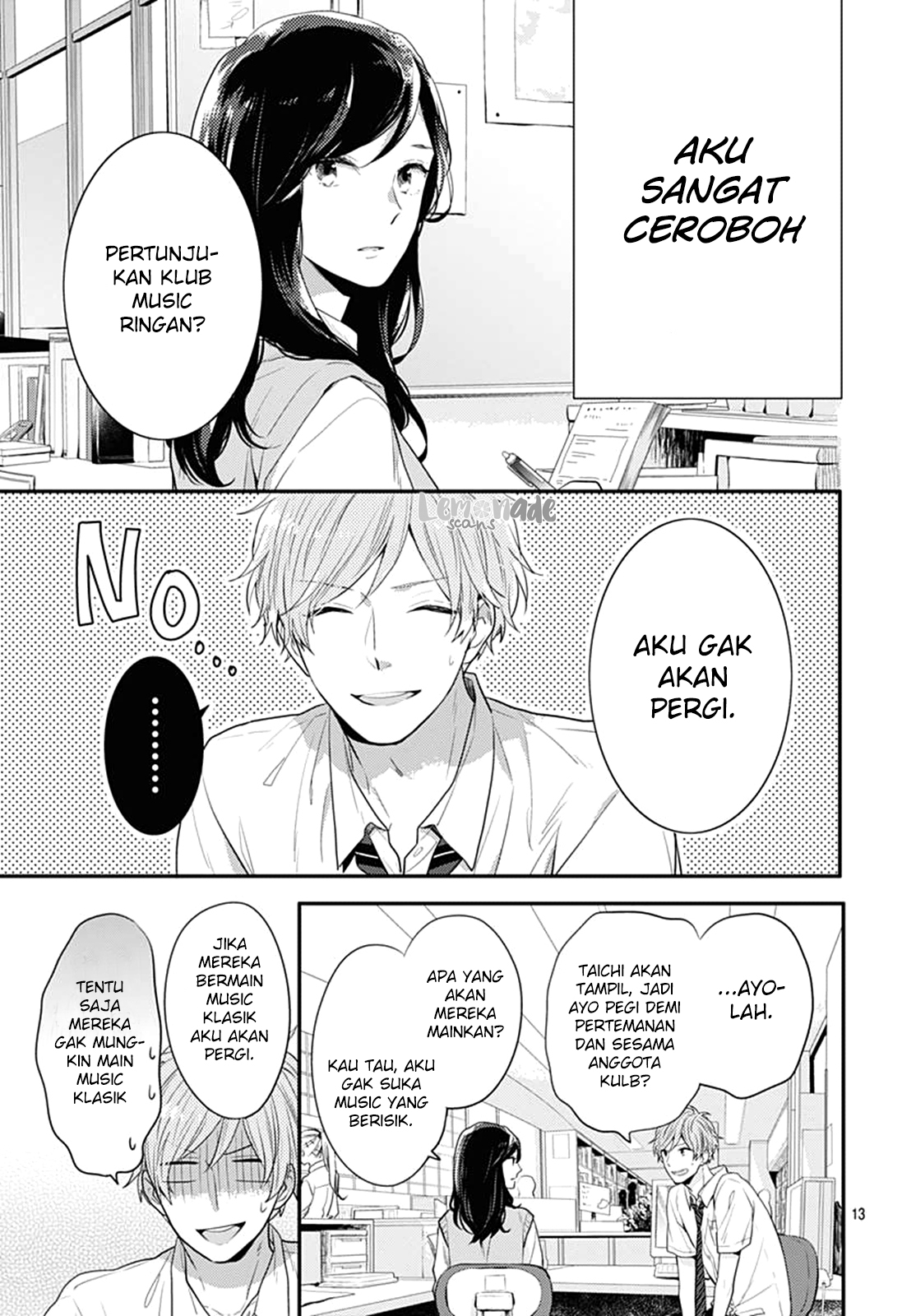 Koi wo Shiranai Bokutachi wa Chapter 4 - halaman 14