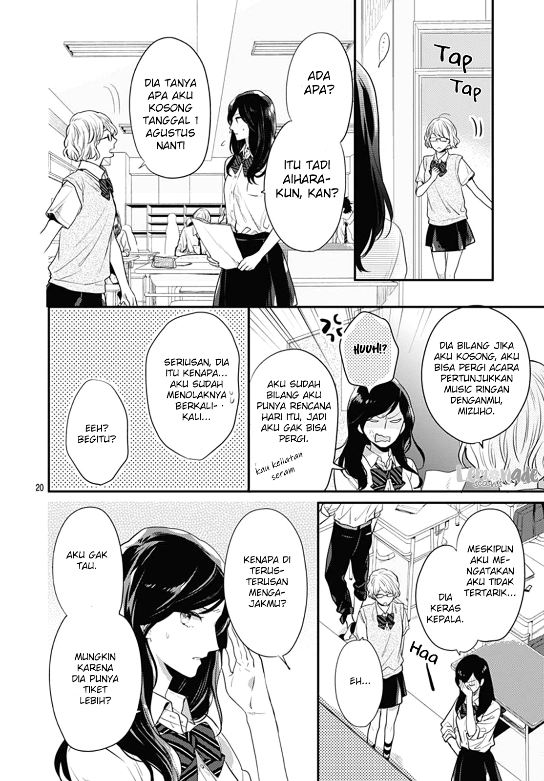 Koi wo Shiranai Bokutachi wa Chapter 4 - halaman 21