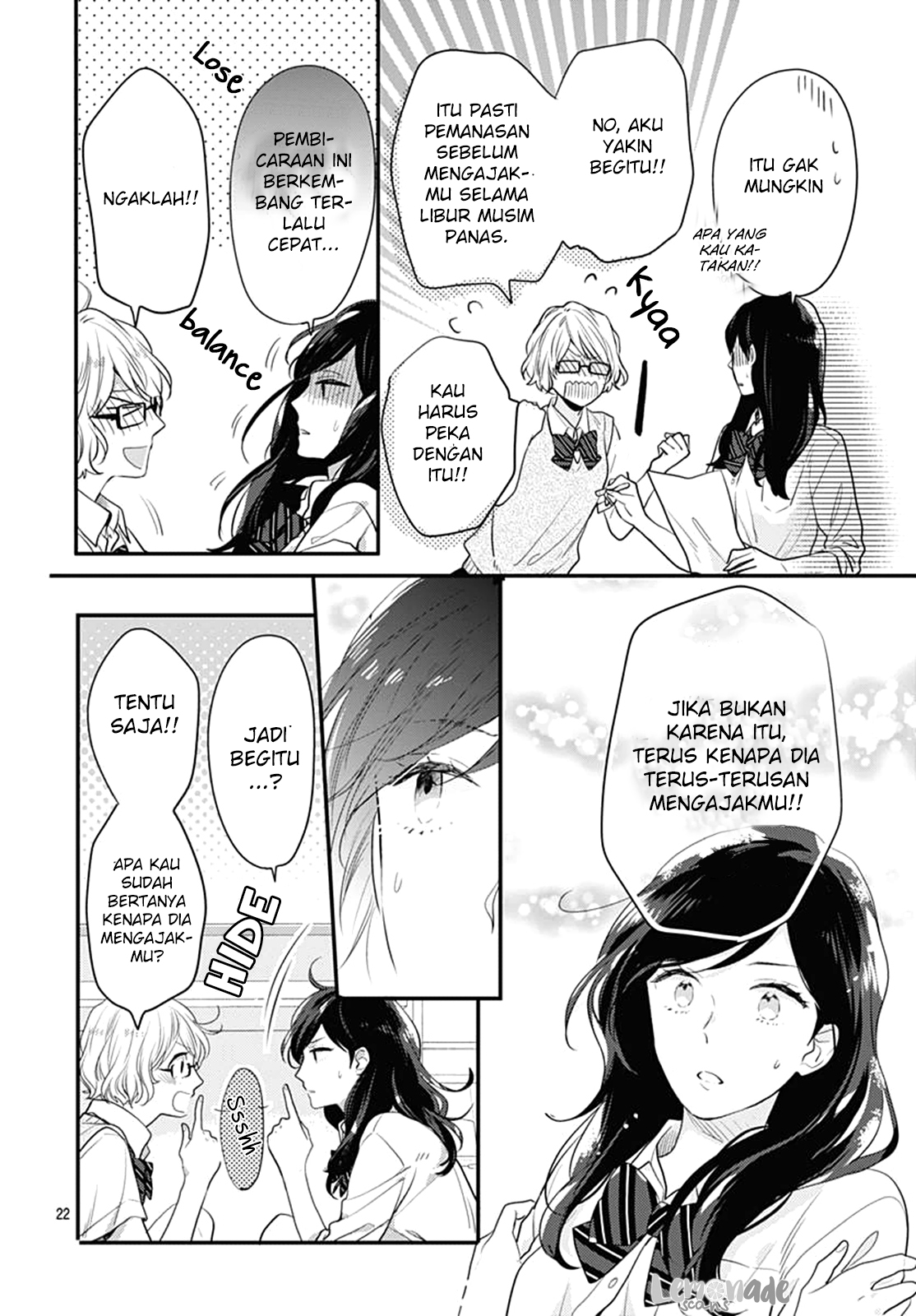 Koi wo Shiranai Bokutachi wa Chapter 4 - halaman 23