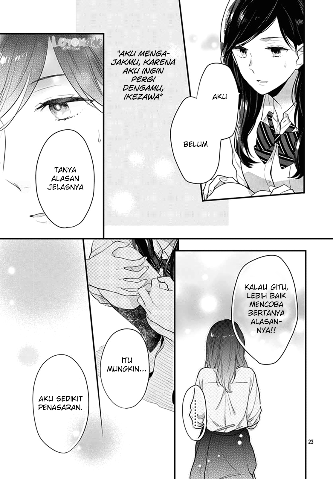 Koi wo Shiranai Bokutachi wa Chapter 4 - halaman 24
