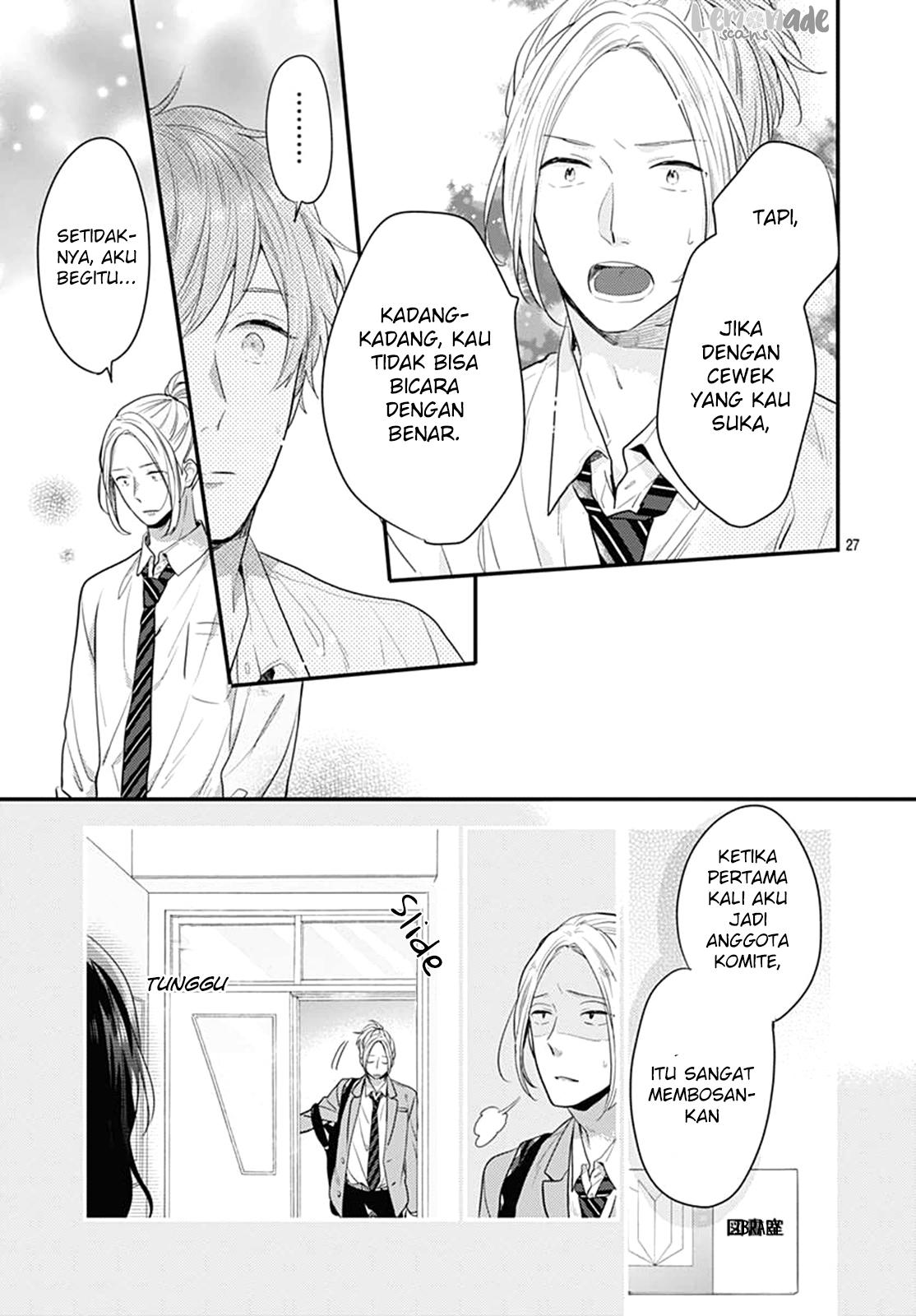 Koi wo Shiranai Bokutachi wa Chapter 4 - halaman 28