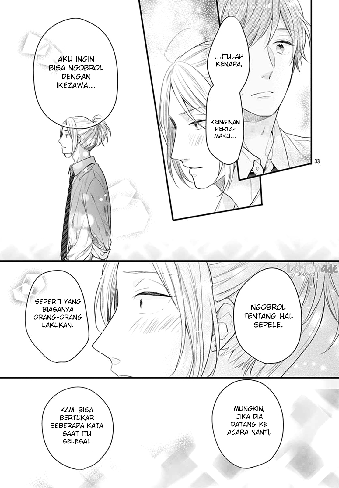 Koi wo Shiranai Bokutachi wa Chapter 4 - halaman 34