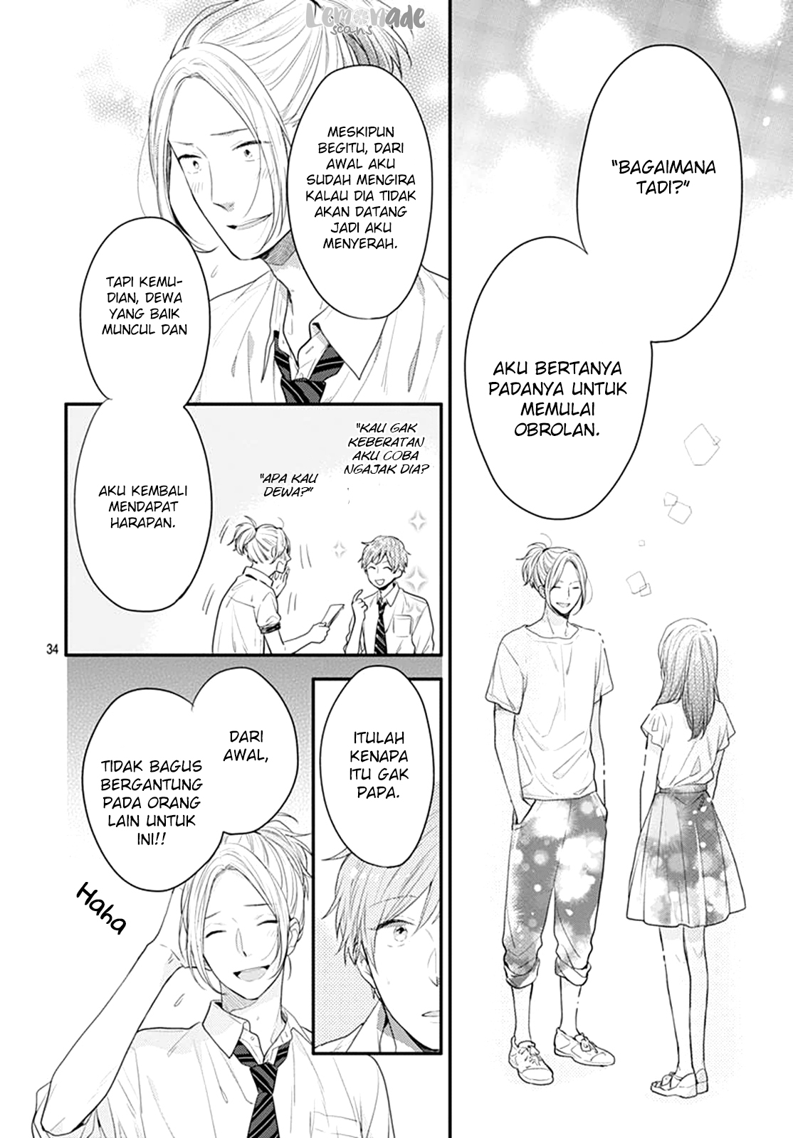 Koi wo Shiranai Bokutachi wa Chapter 4 - halaman 35