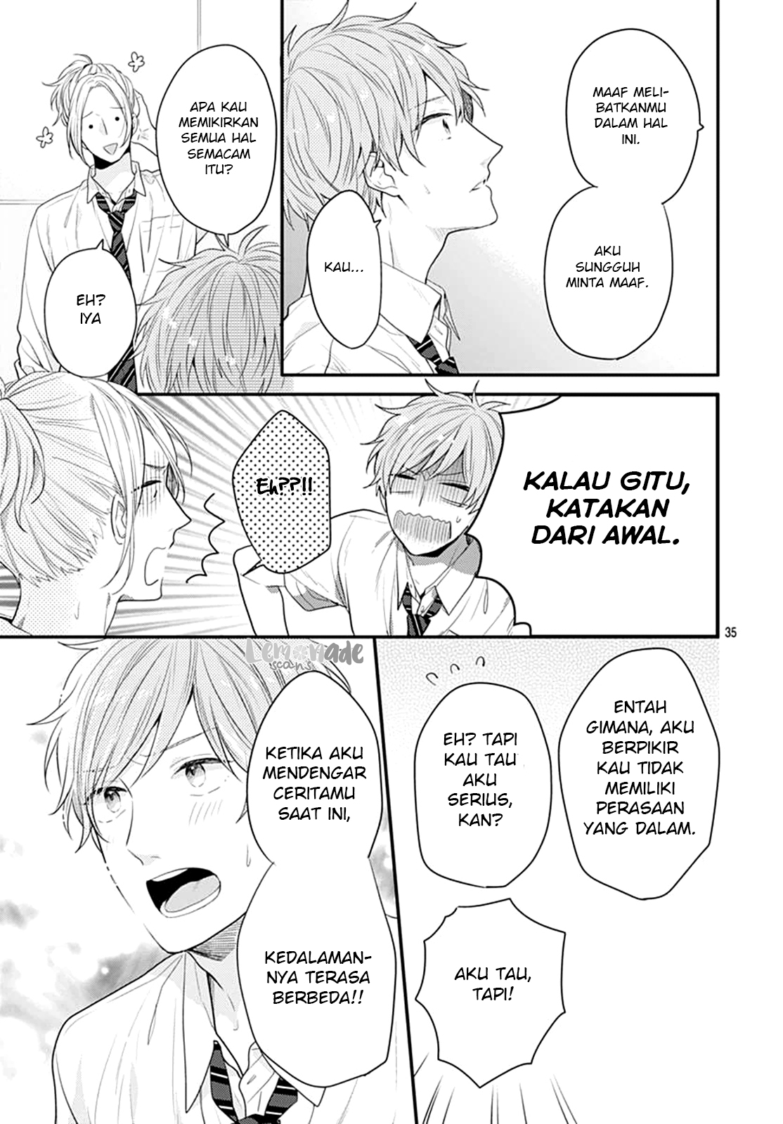 Koi wo Shiranai Bokutachi wa Chapter 4 - halaman 36