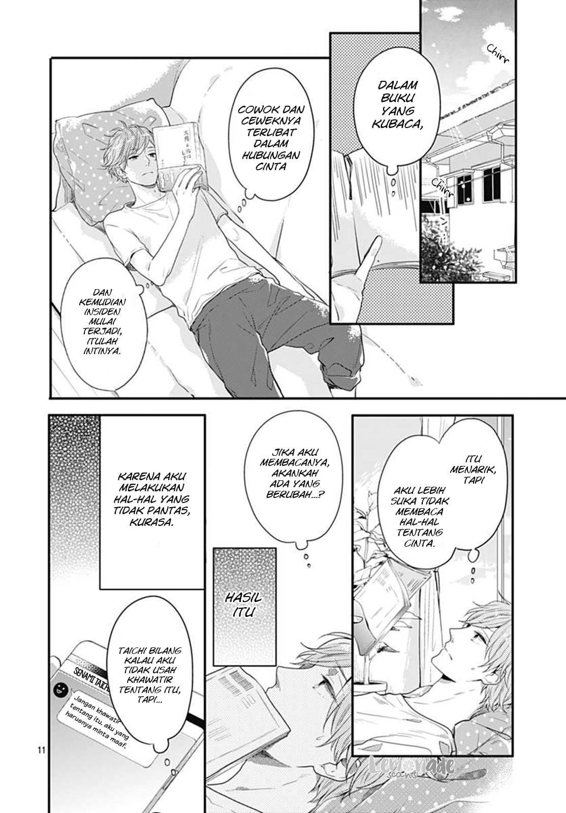 Koi wo Shiranai Bokutachi wa Chapter 5 - halaman 11