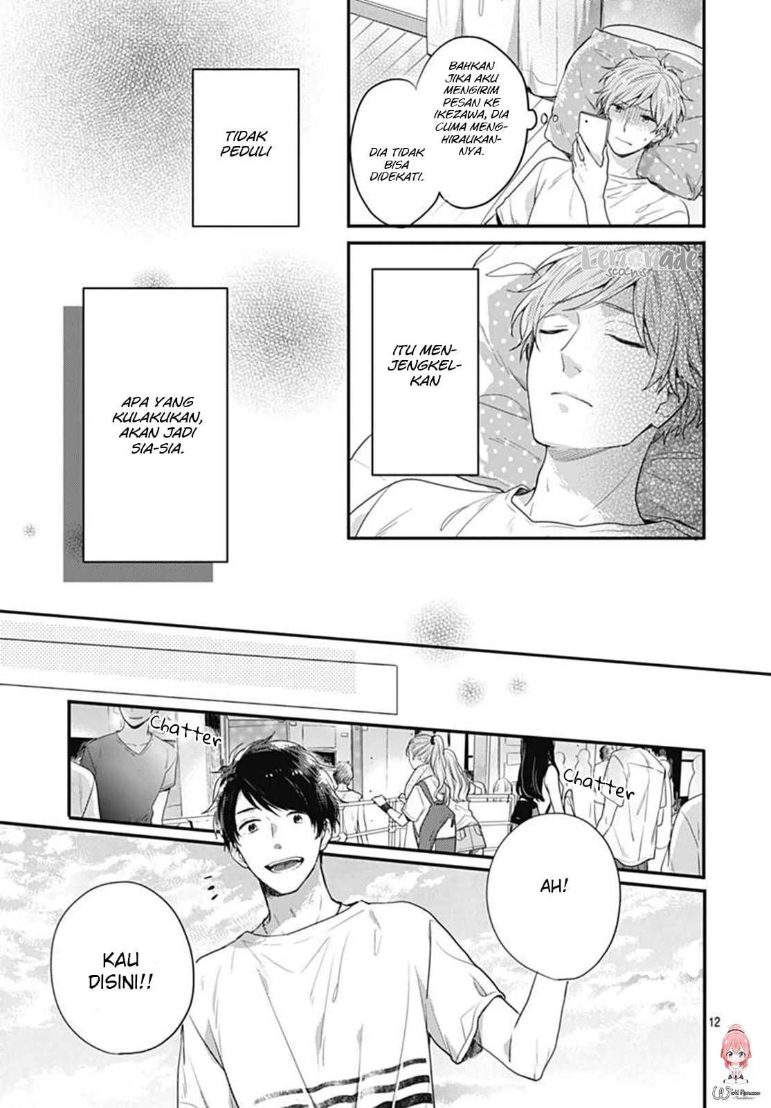 Koi wo Shiranai Bokutachi wa Chapter 5 - halaman 12