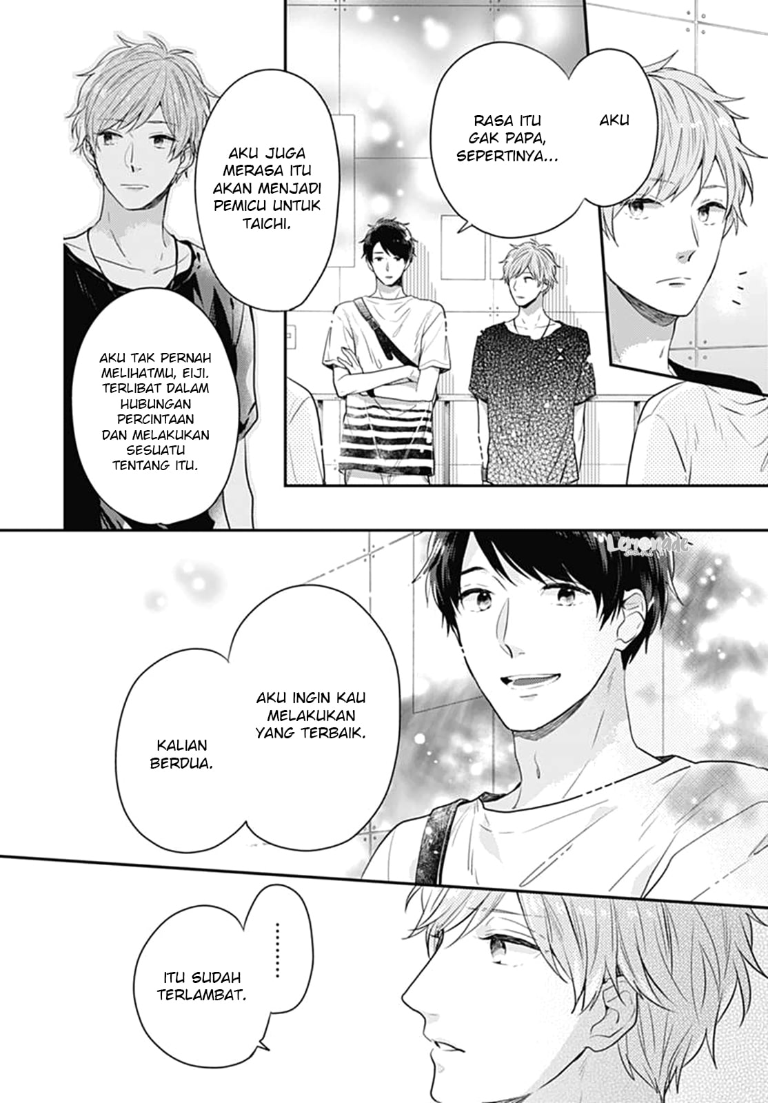 Koi wo Shiranai Bokutachi wa Chapter 5 - halaman 17