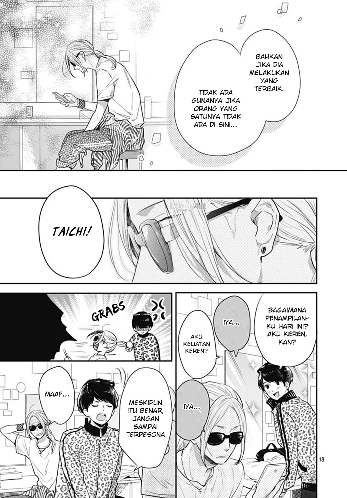 Koi wo Shiranai Bokutachi wa Chapter 5 - halaman 18