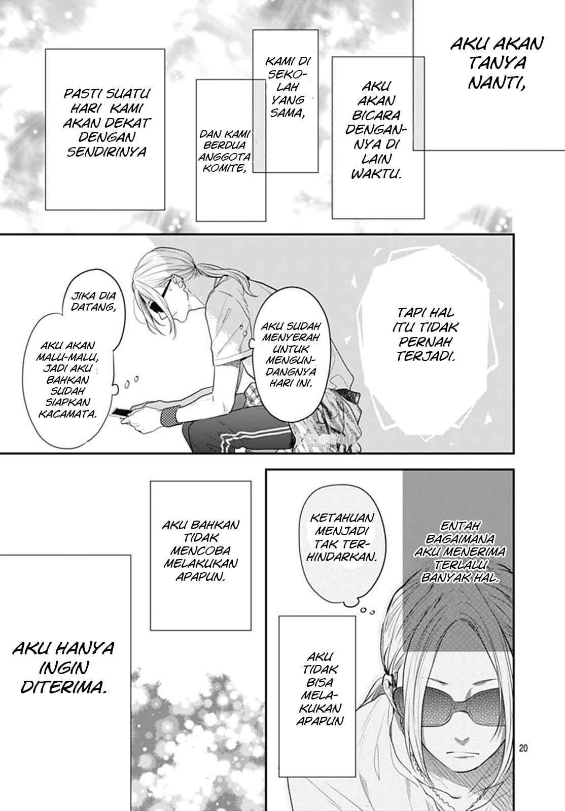 Koi wo Shiranai Bokutachi wa Chapter 5 - halaman 20