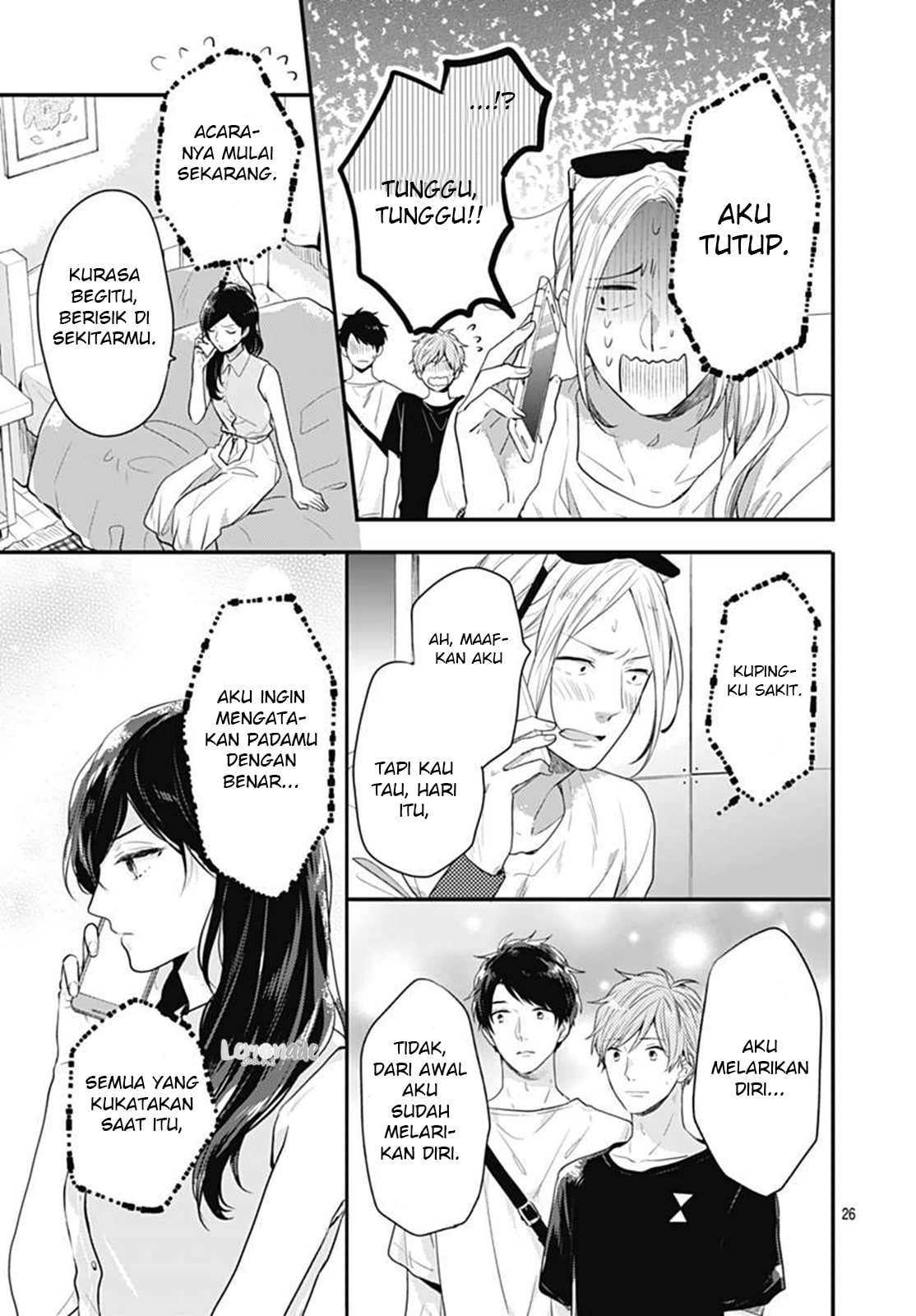 Koi wo Shiranai Bokutachi wa Chapter 5 - halaman 26