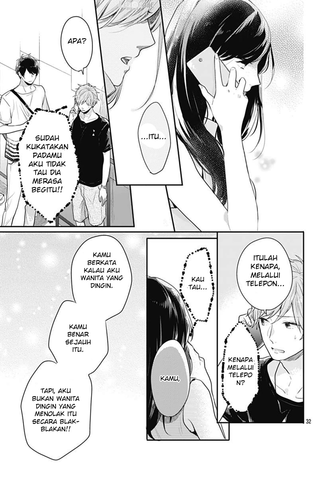 Koi wo Shiranai Bokutachi wa Chapter 5 - halaman 32