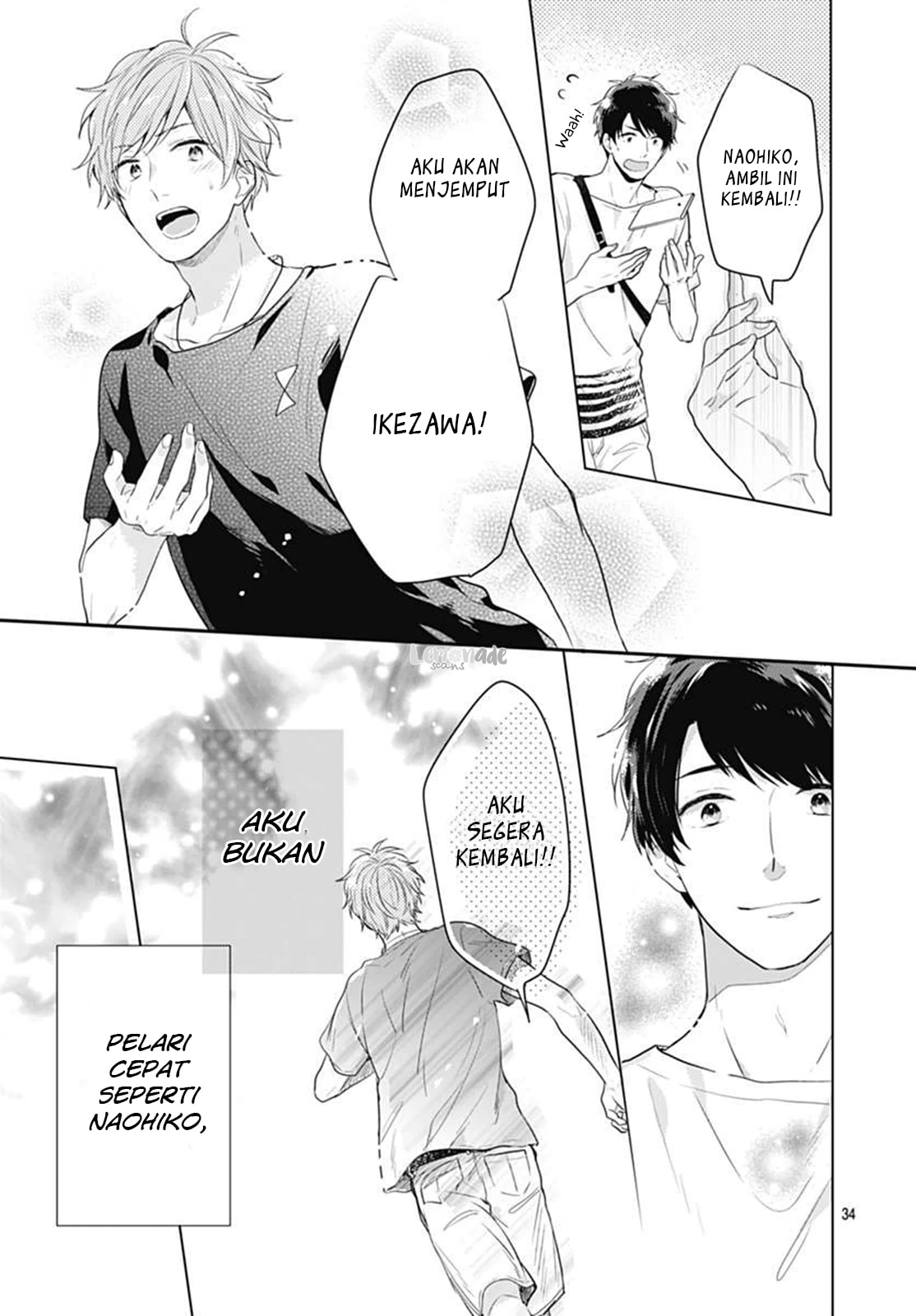 Koi wo Shiranai Bokutachi wa Chapter 5 - halaman 34