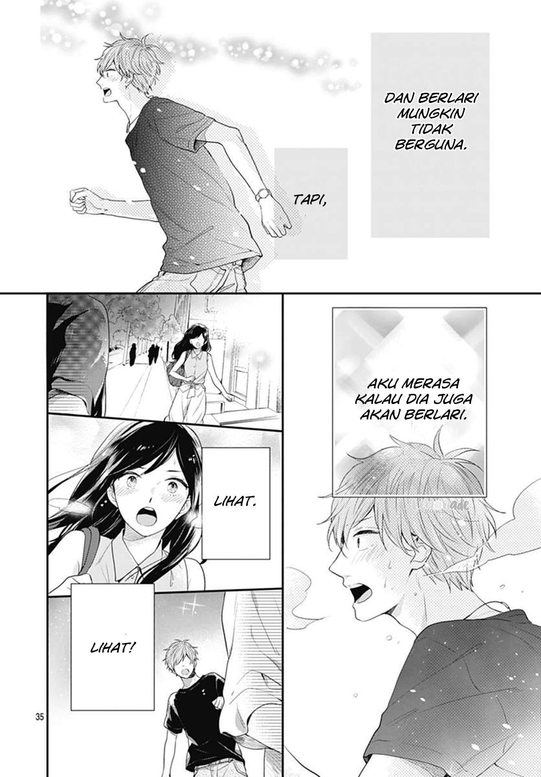Koi wo Shiranai Bokutachi wa Chapter 5 - halaman 35