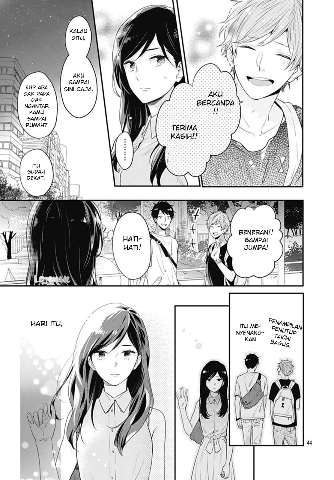 Koi wo Shiranai Bokutachi wa Chapter 5 - halaman 44