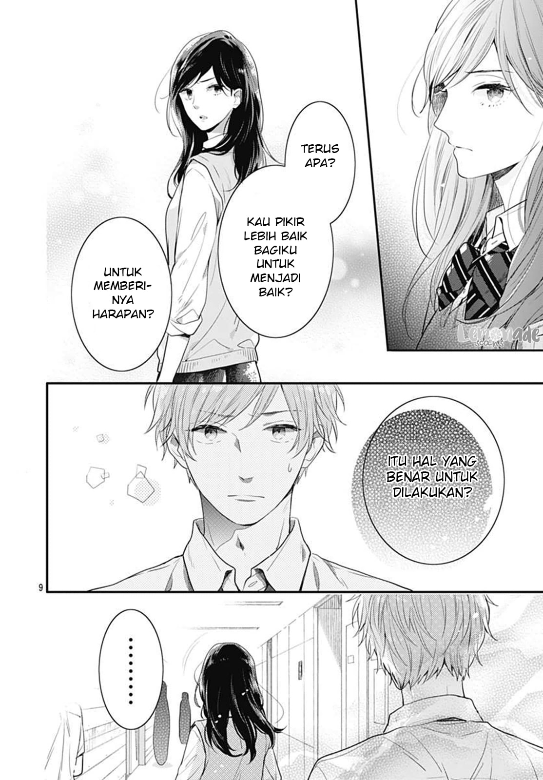 Koi wo Shiranai Bokutachi wa Chapter 5 - halaman 9