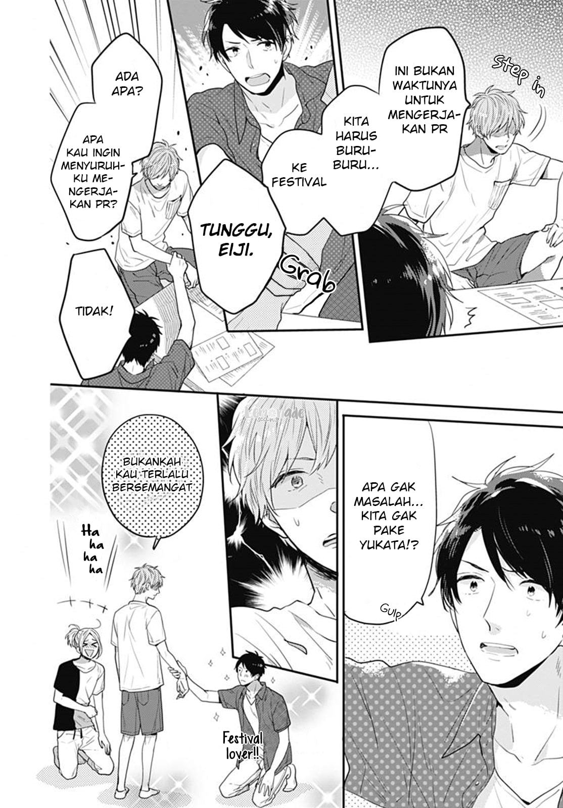 Koi wo Shiranai Bokutachi wa Chapter 6 - halaman 18