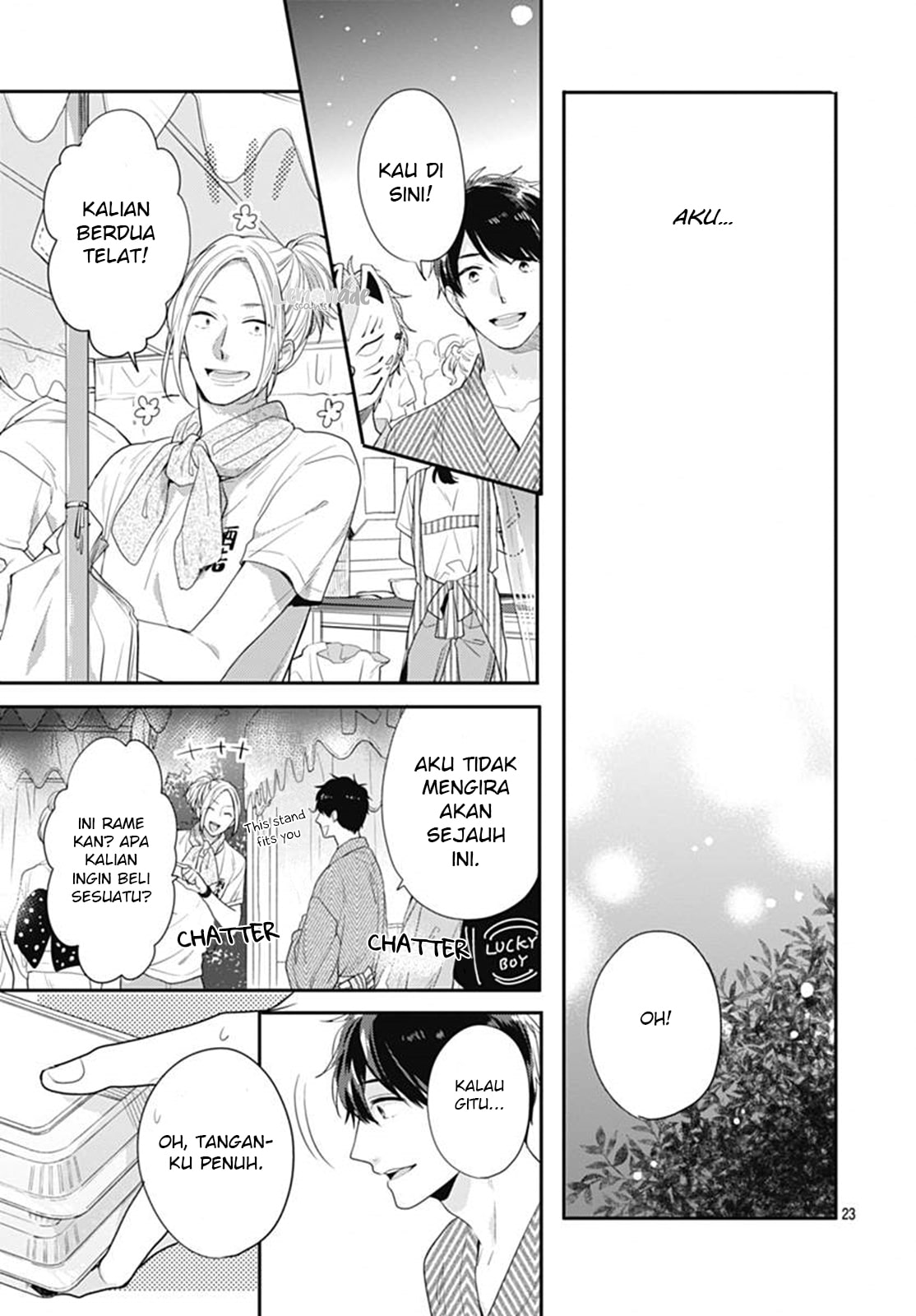 Koi wo Shiranai Bokutachi wa Chapter 6 - halaman 25