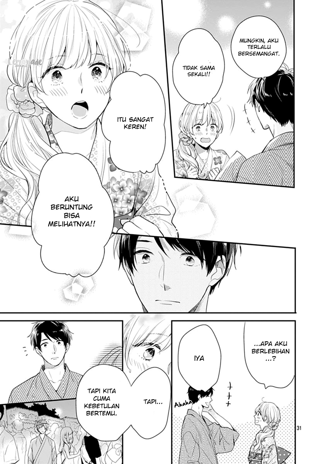Koi wo Shiranai Bokutachi wa Chapter 6 - halaman 33