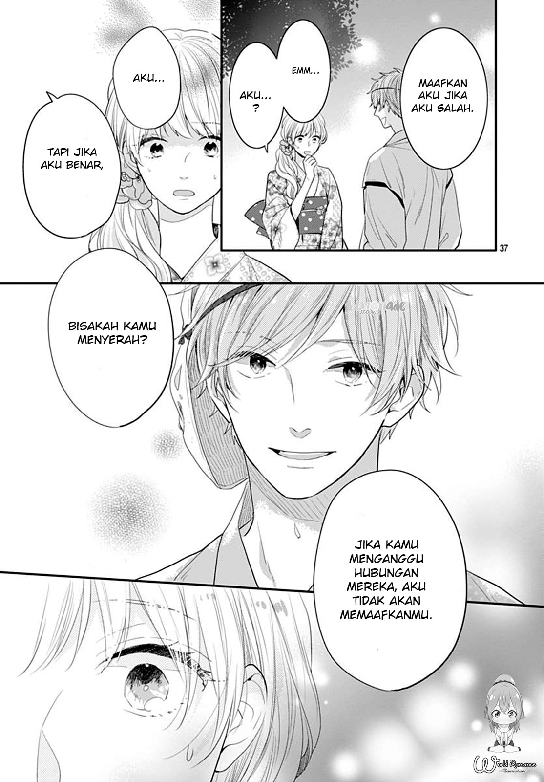 Koi wo Shiranai Bokutachi wa Chapter 6 - halaman 39