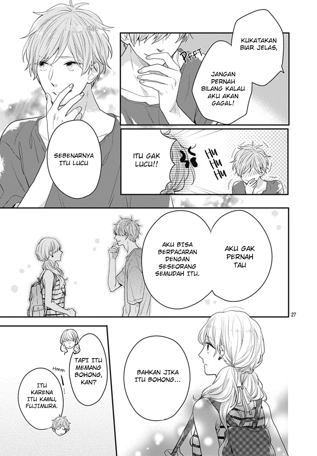 Koi wo Shiranai Bokutachi wa Chapter 7 - halaman 29