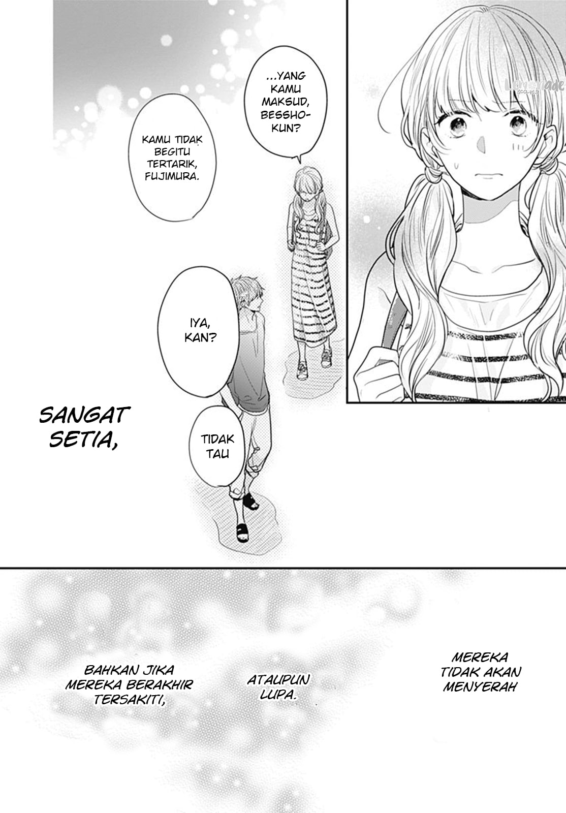Koi wo Shiranai Bokutachi wa Chapter 7 - halaman 32