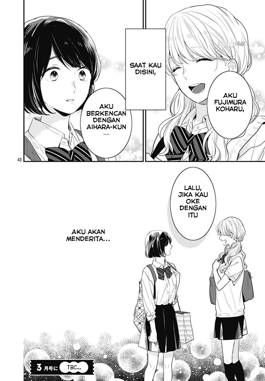 Koi wo Shiranai Bokutachi wa Chapter 8 - halaman 44