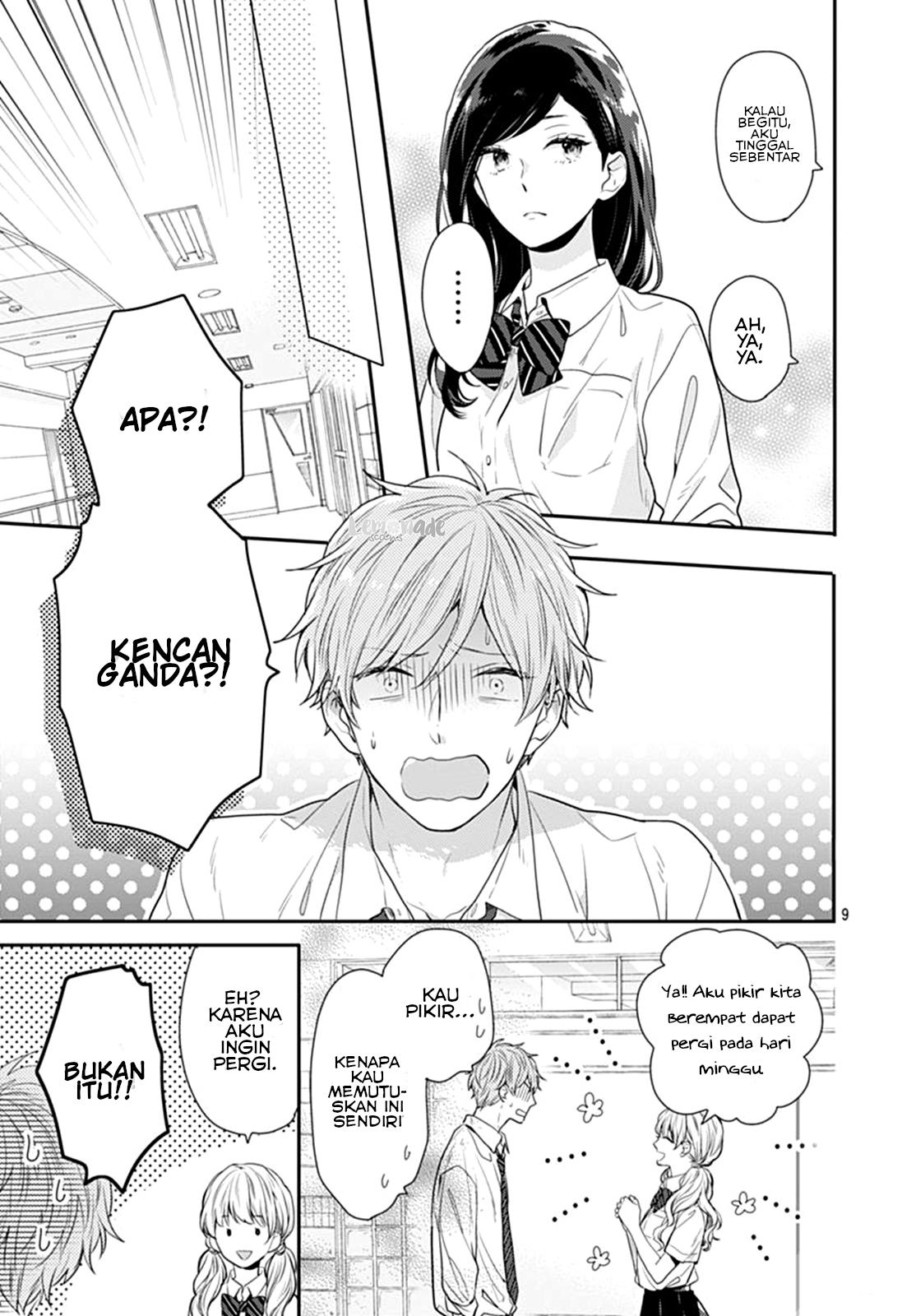 Koi wo Shiranai Bokutachi wa Chapter 9 - halaman 10