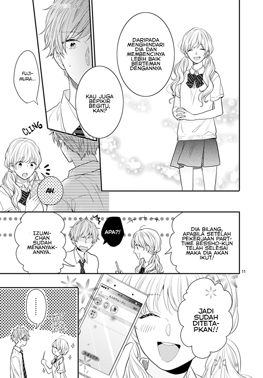 Koi wo Shiranai Bokutachi wa Chapter 9 - halaman 12