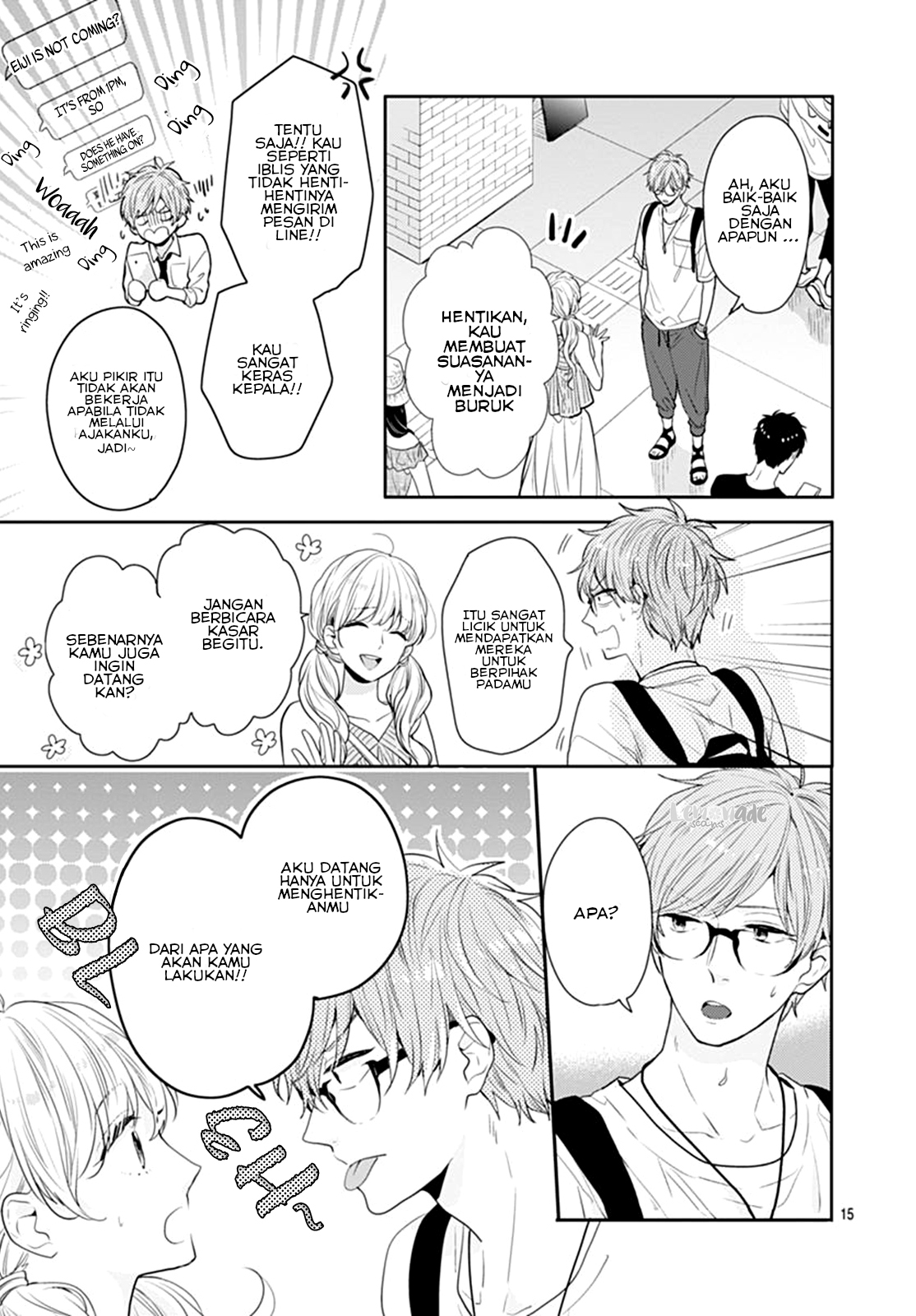 Koi wo Shiranai Bokutachi wa Chapter 9 - halaman 16