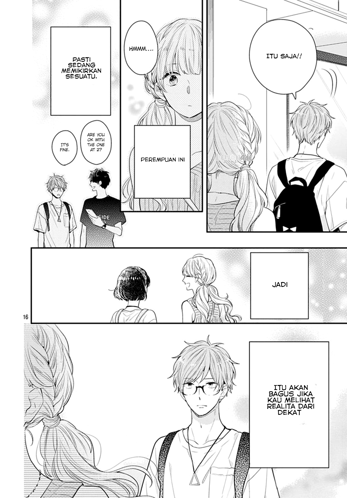 Koi wo Shiranai Bokutachi wa Chapter 9 - halaman 17
