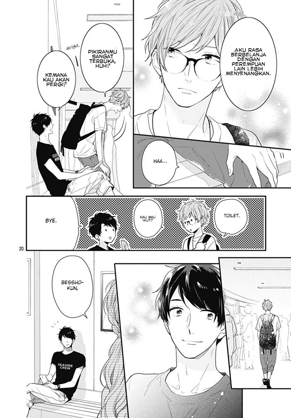 Koi wo Shiranai Bokutachi wa Chapter 9 - halaman 21