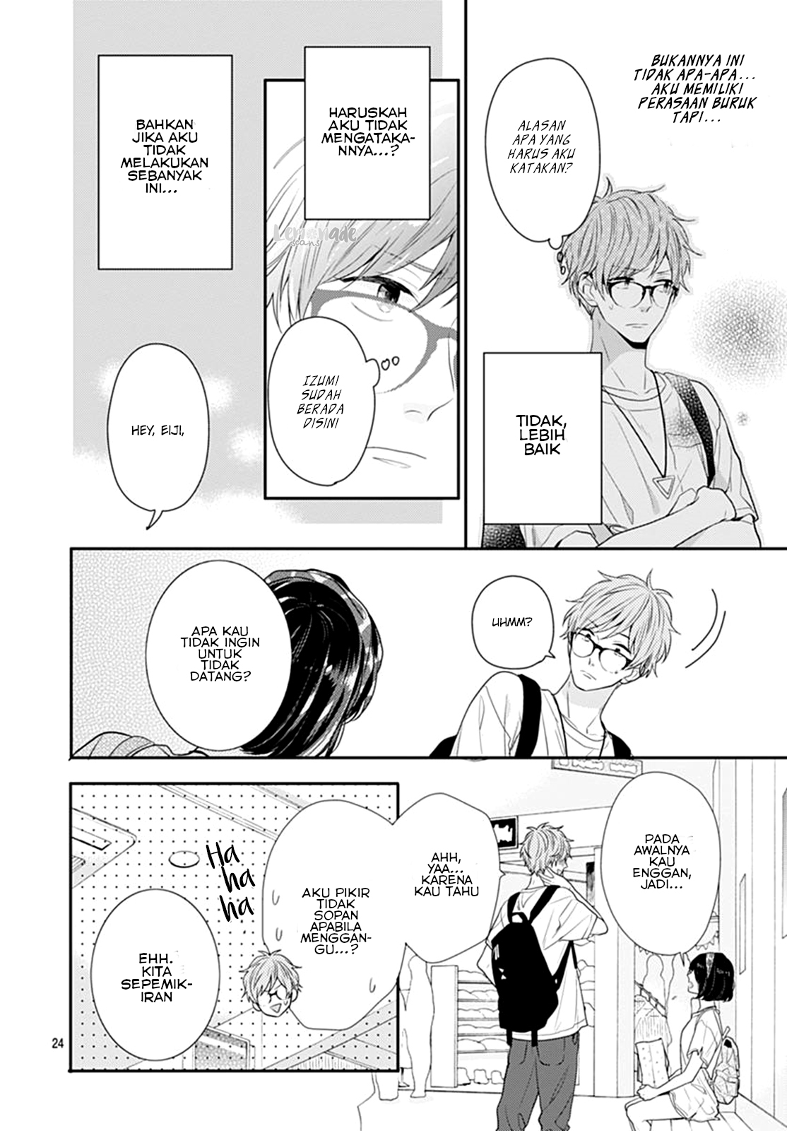 Koi wo Shiranai Bokutachi wa Chapter 9 - halaman 25