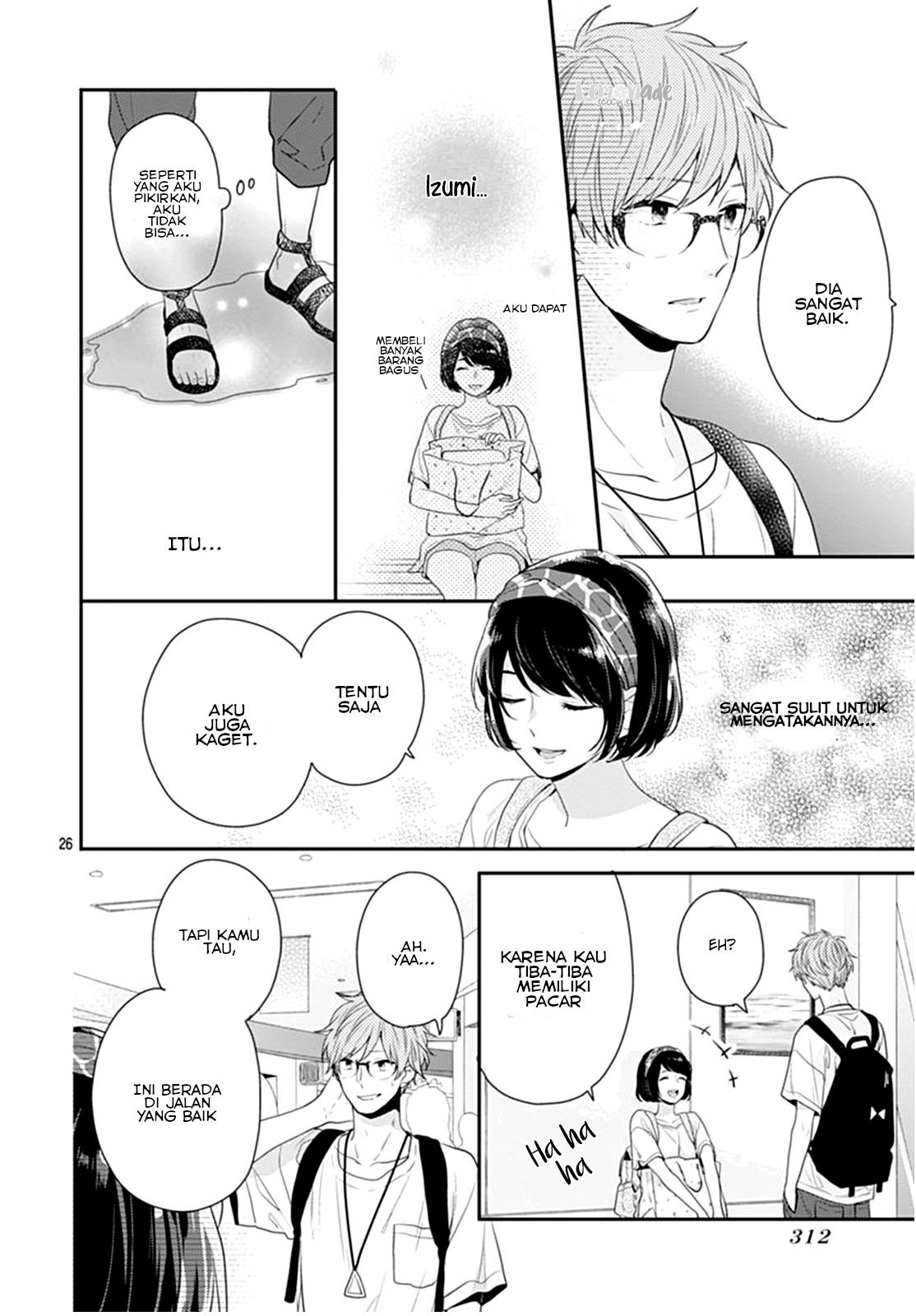 Koi wo Shiranai Bokutachi wa Chapter 9 - halaman 27