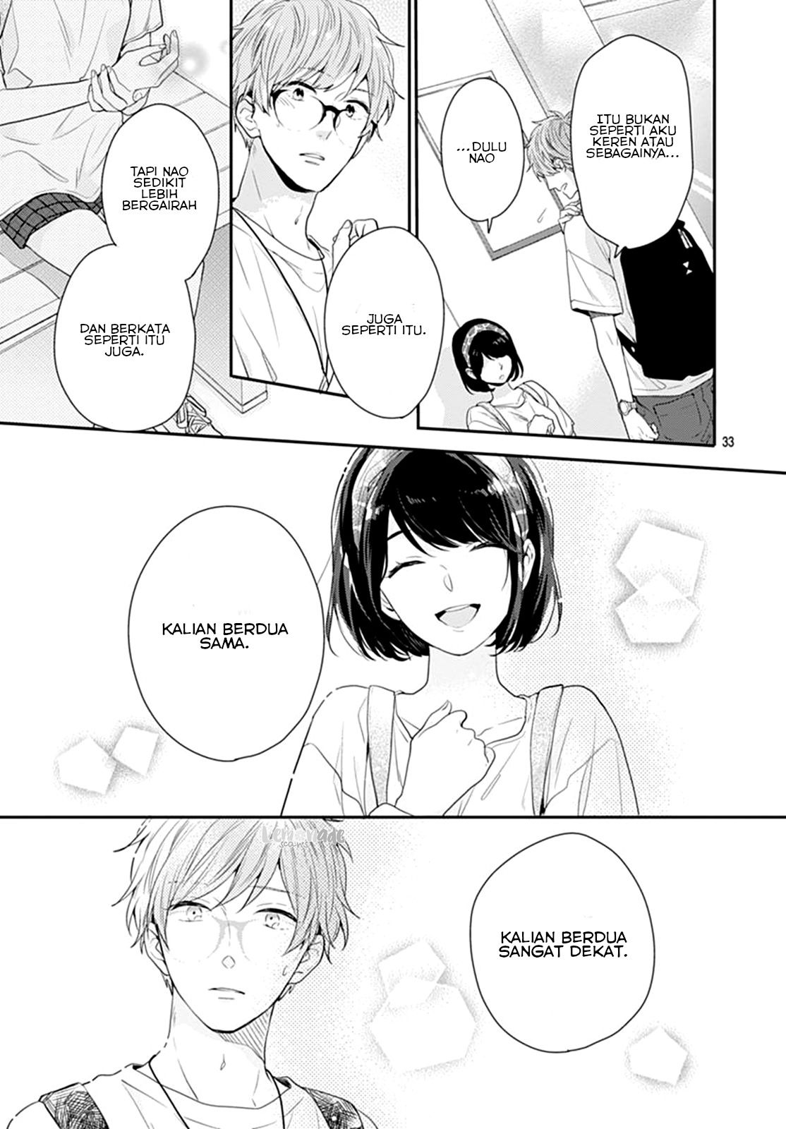 Koi wo Shiranai Bokutachi wa Chapter 9 - halaman 34