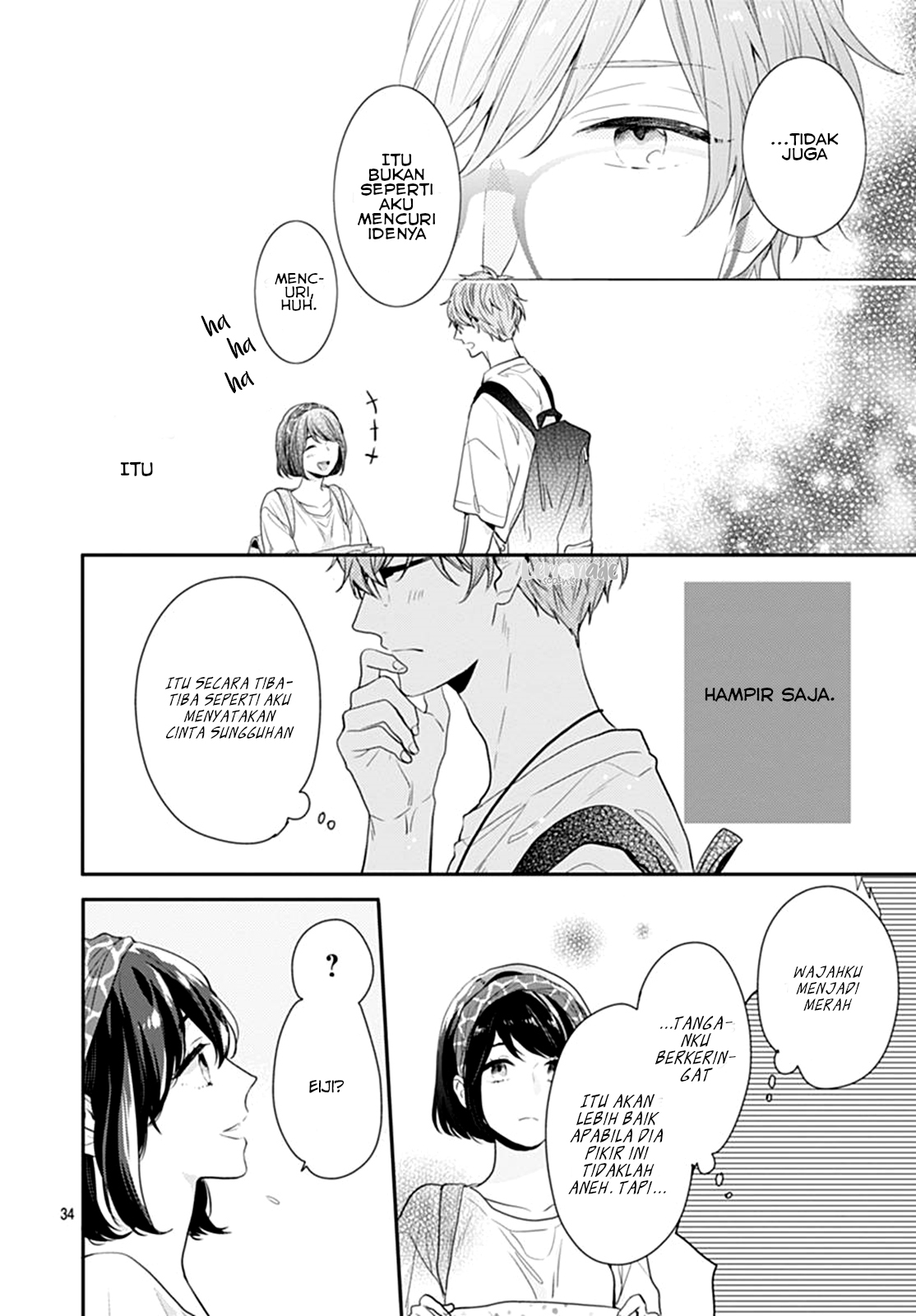 Koi wo Shiranai Bokutachi wa Chapter 9 - halaman 35