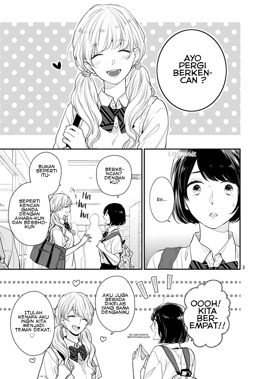 Koi wo Shiranai Bokutachi wa Chapter 9 - halaman 4