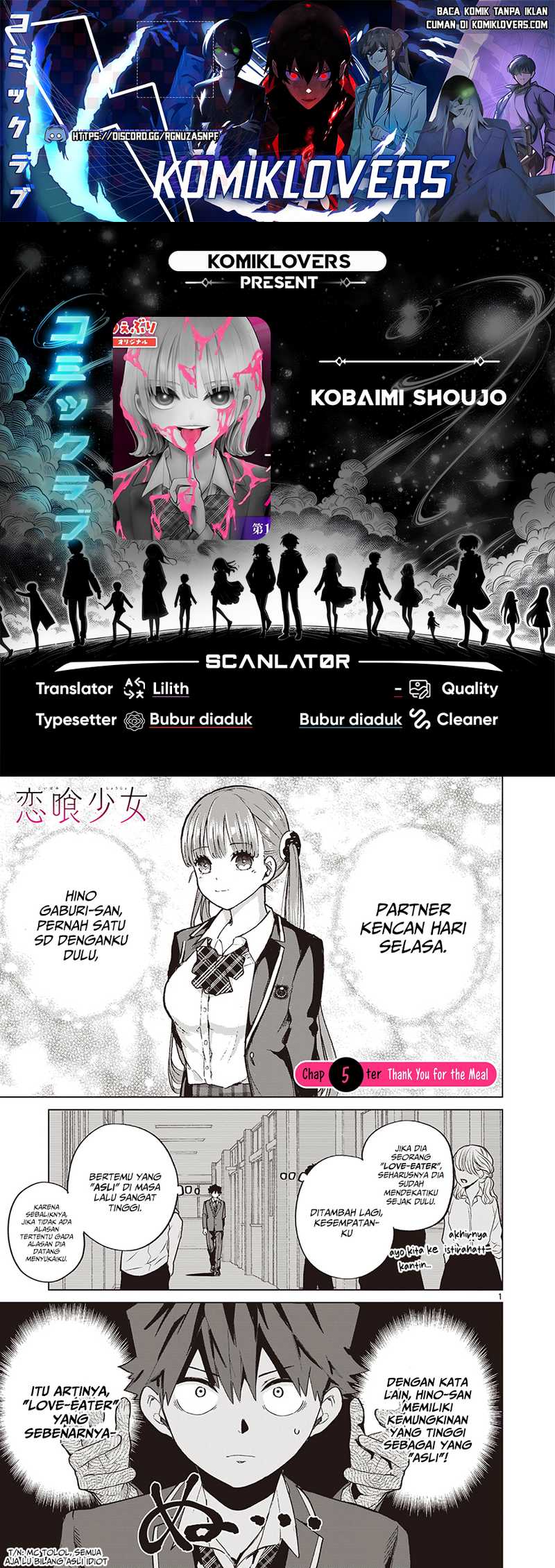 Koibami Shoujo Chapter 5 - halaman 1