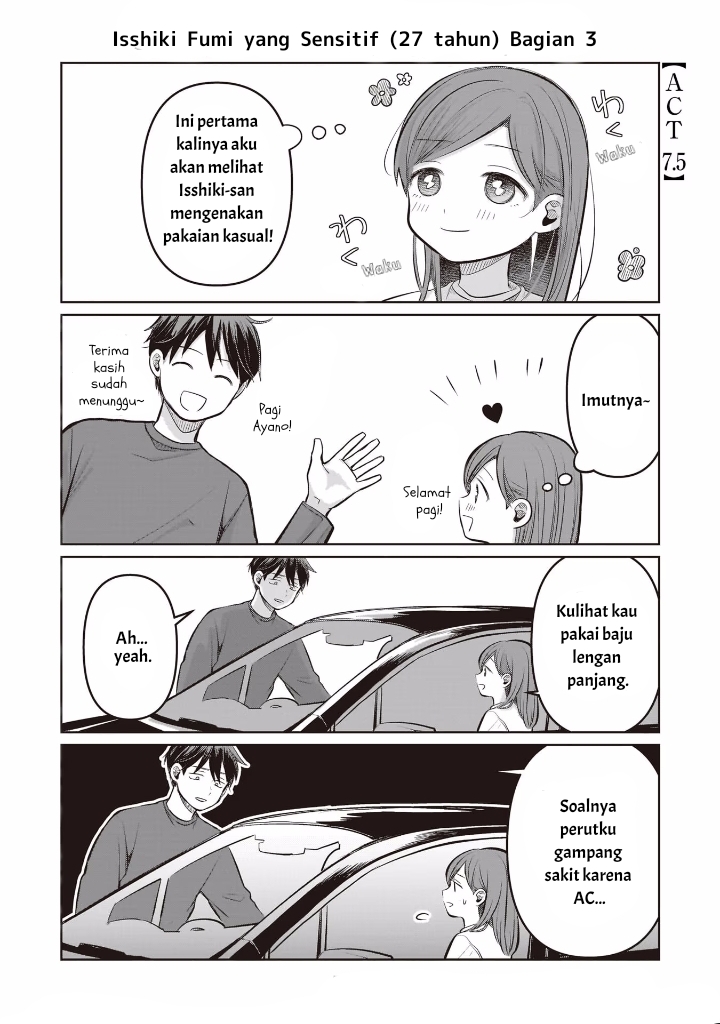 Koibumi to 13-sai no Actress Chapter 7.5 - halaman 1